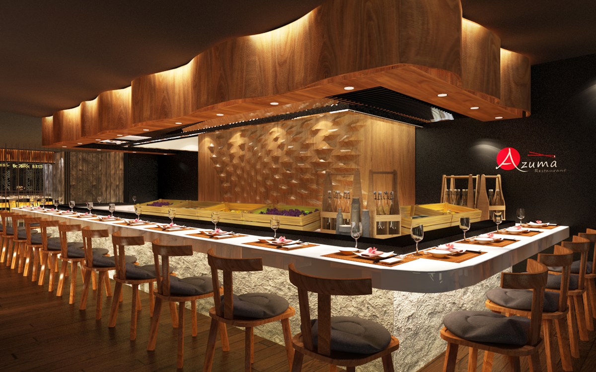 Concept nhà hàng Azuma và Jade&nbsp;Capella